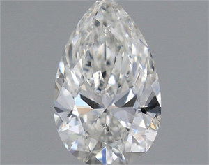 Picture of Natural Diamond 0.50 Carats, Pear with  Cut, F Color, SI2 Clarity and Certified by GIA