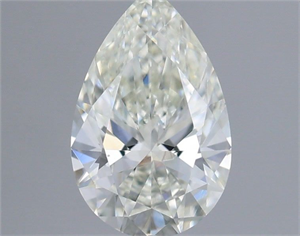 Picture of Natural Diamond 0.51 Carats, Pear with  Cut, I Color, VS2 Clarity and Certified by GIA