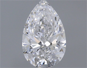 Picture of Natural Diamond 0.40 Carats, Pear with  Cut, D Color, SI1 Clarity and Certified by GIA