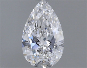 Picture of Natural Diamond 0.41 Carats, Pear with  Cut, D Color, VS1 Clarity and Certified by GIA