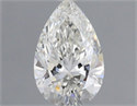 Natural Diamond 0.42 Carats, Pear with  Cut, H Color, VVS2 Clarity and Certified by GIA