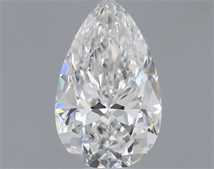 Picture of Natural Diamond 0.41 Carats, Pear with  Cut, F Color, VS2 Clarity and Certified by GIA