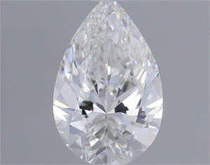 Picture of Natural Diamond 0.40 Carats, Pear with  Cut, E Color, VS1 Clarity and Certified by GIA