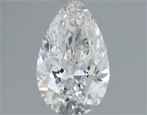 Picture of Natural Diamond 0.43 Carats, Pear with  Cut, F Color, VVS2 Clarity and Certified by GIA