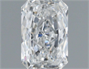Natural Diamond 0.70 Carats, Radiant with  Cut, D Color, VS2 Clarity and Certified by GIA