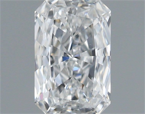 Picture of Natural Diamond 0.70 Carats, Radiant with  Cut, D Color, VS2 Clarity and Certified by GIA