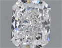 Natural Diamond 0.71 Carats, Radiant with  Cut, E Color, SI2 Clarity and Certified by GIA