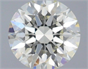 Natural Diamond 0.50 Carats, Round with Excellent Cut, I Color, VS1 Clarity and Certified by IGI