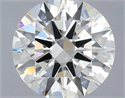 Natural Diamond 0.50 Carats, Round with Excellent Cut, I Color, VS1 Clarity and Certified by IGI