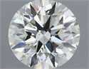 Natural Diamond 0.40 Carats, Round with Very Good Cut, I Color, SI2 Clarity and Certified by IGI