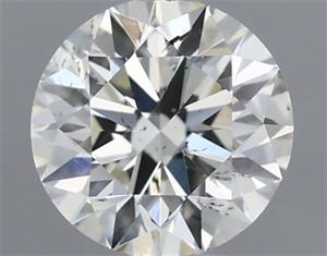 Picture of Natural Diamond 0.40 Carats, Round with Very Good Cut, I Color, SI2 Clarity and Certified by IGI