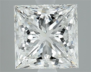Picture of Natural Diamond 2.02 Carats, Princess with  Cut, G Color, SI1 Clarity and Certified by GIA