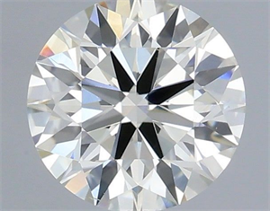 Picture of Natural Diamond 0.59 Carats, Round with Excellent Cut, I Color, VS2 Clarity and Certified by IGI