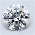 Diamante Natural 3.52 quilates, Redondo , Color F, claridad VVS2 y certificado GIA