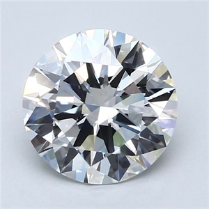 Foto Diamante Natural 3.64 quilates, Redondo , Color G, claridad VVS2 y certificado GIA de