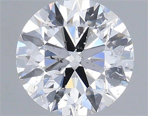 Picture of Natural Diamond 0.70 Carats, Round with Excellent Cut, E Color, SI2 Clarity and Certified by IGI