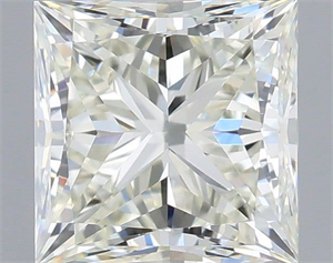 Picture of Natural Diamond 0.80 Carats, Princess with  Cut, I Color, VVS1 Clarity and Certified by IGI