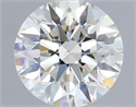 Natural Diamond 0.70 Carats, Round with Excellent Cut, I Color, VS2 Clarity and Certified by IGI