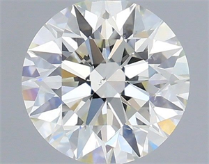 Picture of Natural Diamond 0.70 Carats, Round with Excellent Cut, I Color, VS2 Clarity and Certified by IGI