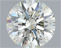 Natural Diamond 0.81 Carats, Round with Excellent Cut, L Color, VS2 Clarity and Certified by IGI
