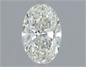Natural Diamond 0.40 Carats, Oval with  Cut, J Color, VS1 Clarity and Certified by GIA