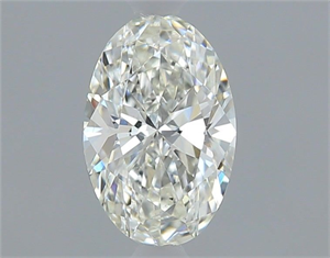 Picture of Natural Diamond 0.40 Carats, Oval with  Cut, J Color, VS1 Clarity and Certified by GIA