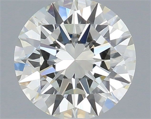 Picture of Natural Diamond 0.50 Carats, Round with Excellent Cut, I Color, VS1 Clarity and Certified by IGI
