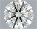 Natural Diamond 0.80 Carats, Round with Excellent Cut, K Color, VS2 Clarity and Certified by IGI