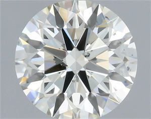 Picture of Natural Diamond 0.80 Carats, Round with Excellent Cut, K Color, VS2 Clarity and Certified by IGI