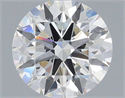 Lab Grown Diamond 1.37 Carats, Round with Ideal Cut, G Color, VVS2 Clarity and Certified by IGI