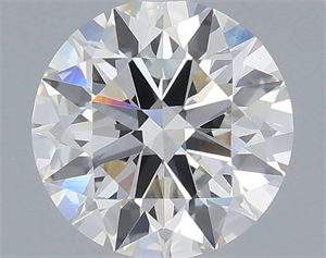 Picture of Lab Grown Diamond 1.37 Carats, Round with Ideal Cut, G Color, VVS2 Clarity and Certified by IGI