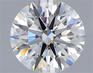 Picture of Lab Grown Diamond 1.02 Carats, Round with Ideal Cut, F Color, VVS2 Clarity and Certified by IGI