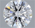 Del inventario de diamantes de laboratorio, 0.73 quilates, Redondo , Color D, claridad VVS1 y certificado IGI