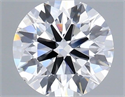 Lab Grown Diamond 0.70 Carats, Round with Ideal Cut, D Color, SI1 Clarity and Certified by IGI
