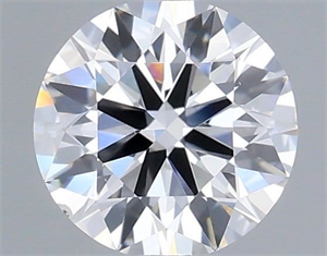 Picture of Lab Grown Diamond 0.70 Carats, Round with Ideal Cut, D Color, SI1 Clarity and Certified by IGI