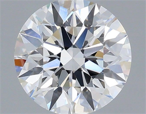 Picture of Lab Grown Diamond 1.01 Carats, Round with Excellent Cut, D Color, VVS2 Clarity and Certified by IGI