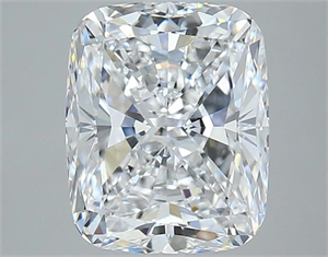 Picture of Natural Diamond 4.05 Carats, Cushion with  Cut, D Color, VS1 Clarity and Certified by GIA