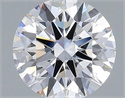 Lab Grown Diamond 1.23 Carats, Round with Ideal Cut, E Color, VVS2 Clarity and Certified by IGI