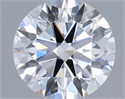 Lab Grown Diamond 1.05 Carats, Round with Ideal Cut, D Color, VVS2 Clarity and Certified by IGI