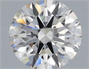 Lab Grown Diamond 1.59 Carats, Round with Ideal Cut, G Color, VS1 Clarity and Certified by IGI