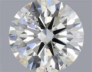 Foto Diamante Natural 0.50 quilates, Redondo , Color J, claridad SI2 y certificado IGI de