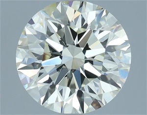 Picture of Natural Diamond 2.50 Carats, Round with Excellent Cut, J Color, VVS1 Clarity and Certified by IGI