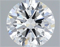Lab Grown Diamond 1.00 Carats, Round with Excellent Cut, D Color, VVS2 Clarity and Certified by IGI