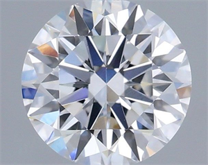 Picture of Lab Grown Diamond 1.00 Carats, Round with Ideal Cut, D Color, VVS2 Clarity and Certified by IGI