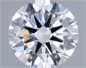 Lab Grown Diamond 1.00 Carats, Round with Excellent Cut, D Color, VVS2 Clarity and Certified by IGI
