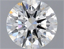 Lab Grown Diamond 1.22 Carats, Round with Ideal Cut, E Color, VS1 Clarity and Certified by IGI
