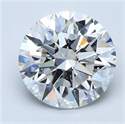 Natural Diamond 3.05 Carats, Round with Excellent Cut, D Color, SI1 Clarity and Certified by GIA