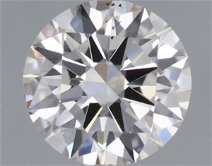 Picture of Natural Diamond 0.70 Carats, Round with Excellent Cut, K Color, SI1 Clarity and Certified by GIA