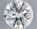 Natural Diamond 4.00 Carats, Round with Excellent Cut, J Color, VVS2 Clarity and Certified by IGI