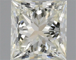 Picture of Natural Diamond 0.54 Carats, Princess with  Cut, M Color, VVS1 Clarity and Certified by GIA